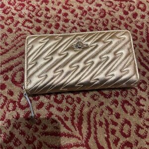 Vivienne Westwood Metallic Gold Wallet